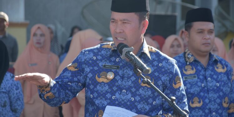 Pj Bupati Bener Meriah Pimpin Apel HKN