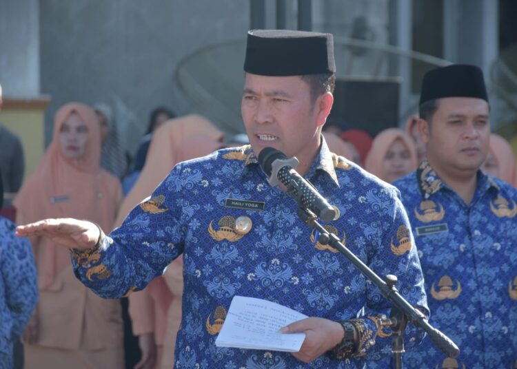 Pj Bupati Bener Meriah Pimpin Apel HKN
