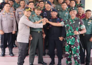 TNI-Polri Ngopi Bareng, Kembangkan Komunikasi Sosial Ciptakan Sinergitas