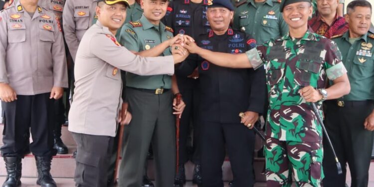 TNI-Polri Ngopi Bareng, Kembangkan Komunikasi Sosial Ciptakan Sinergitas