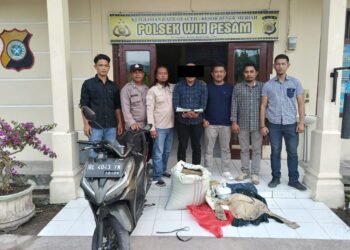 Tak Sampai 24 Jam, Satreskrim Dan Polsek Wih Pesam Tangkap Pelaku Pencurian Biji Kopi 