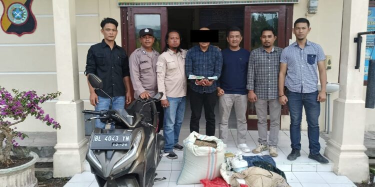 Tak Sampai 24 Jam, Satreskrim Dan Polsek Wih Pesam Tangkap Pelaku Pencurian Biji Kopi 