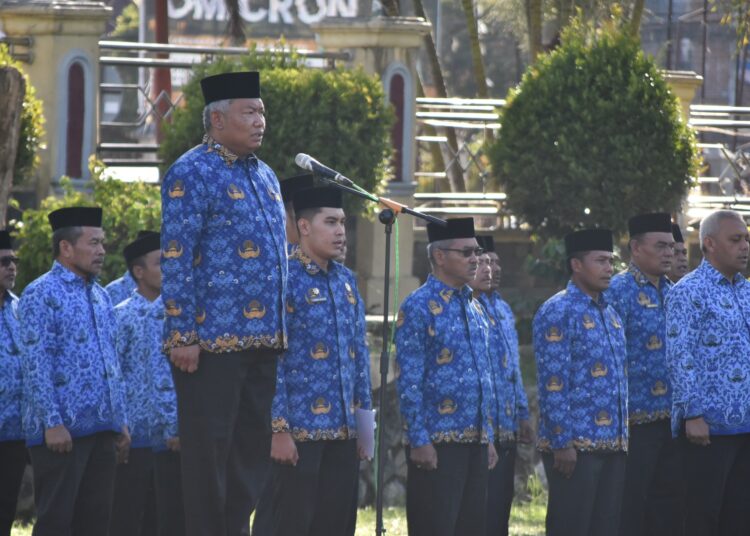 Apel Pagi Bersama, Subhandhy Tegaskan Untuk Meningkatkan Pelayanan Publik