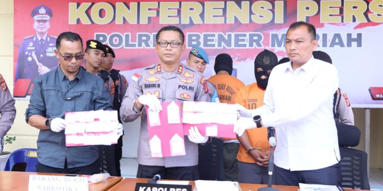 Polres Bener Meriah Gelar Konferensi Pers Terkait Pengungkapan Kasus Narkoba