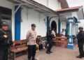 Beri Rasa Aman Saat Beribadah, Personil Kompi 3 Batalion B Pelopor Laksanakan Patroli Ke Gereja- Gereja Di Kabupaten Aceh Tengah