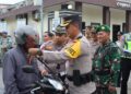 Kapolres Aceh Tengah Pimpin Apel Gelar Pasukan Ops Zebra Seulawah 2023, Disertai Pemberian Helm Gratis