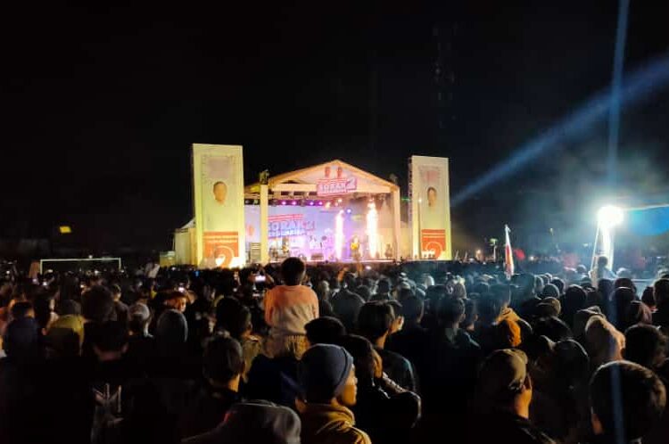Konser Indonesia Maju Dibanjiri Ribuan Penonton