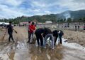 Dinas Pariwisata Berpartisipasi Bersih-Bersih Lapangan Pacuan Kuda