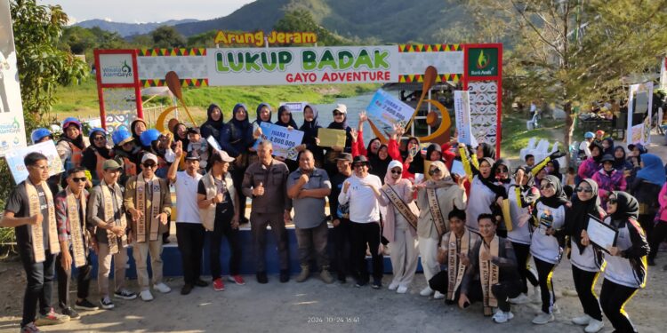 Team Polwan Aceh Tengah Juara satu Event Gayo Fun Refting 2024