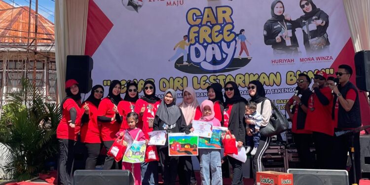 Perempuan Indonesia Maju Gelar Car Free Day di Aceh Tengah: Selamatkan Bumi, Kurangi Polusi Udara