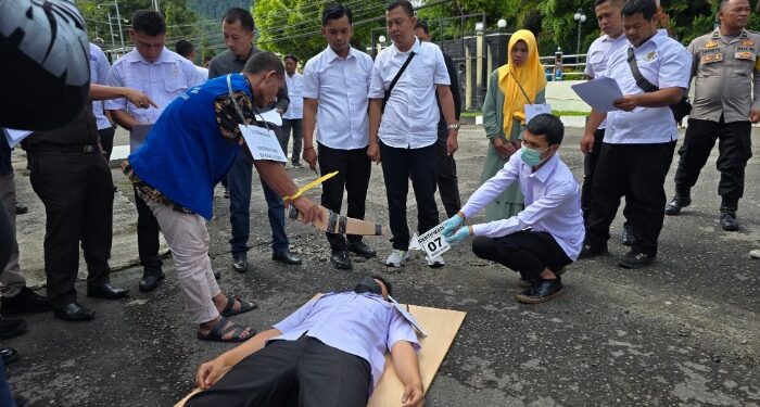 Gelar Rekonstruksi Kasus Pembunuhan di Desa Remesen, 24 Adegan Diperagakan