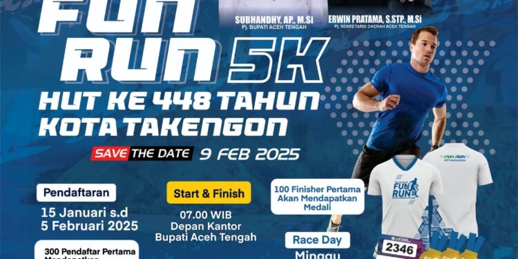 Kabag Prokopim Rahmat Hidayat Angkat Bicara Terkait Biaya Pendaftaran Fun Run 5K HUT Aceh Tengah ke-448