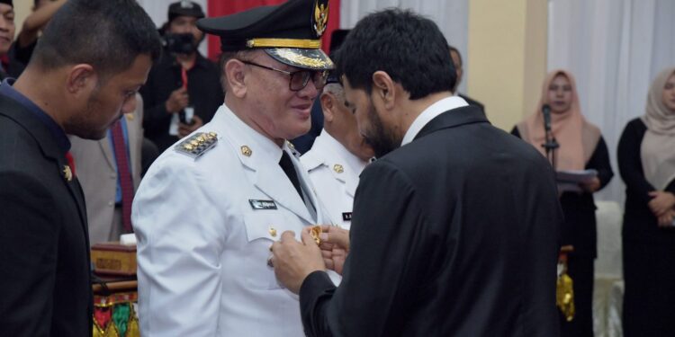 Tagore Abu Bakar dan Armia Resmi Dilantik sebagai Bupati dan Wakil Bupati Bener Meriah Periode 2025-2030