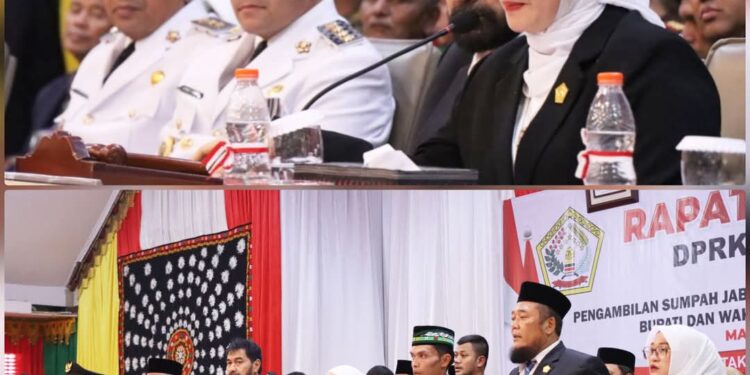 Haili Yoga-Muchsin Hasan Dilantik, Ketua DPRK Harap Sinergi Membangun Aceh Tengah