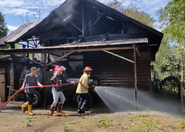Kebakaran Hanguskan Rumah Kayu di Dusun Pediwi, Aceh Tengah