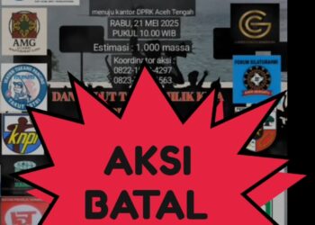 Pembatalan Aksi Dukungan Pembongkaran Alat Tangkap Ikan di Danau Lut Tawar