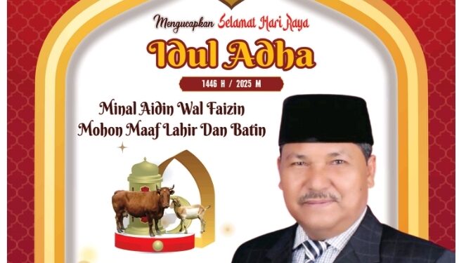 Anggota DPRA Aceh Serukan Esensi Pengorbanan dan Solidaritas di Hari Raya Idul Adha 1446 H