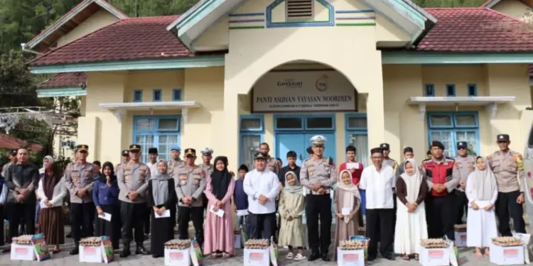 Polres Aceh Tengah Berikan Bantuan Sosial untuk Anak Yatim/Piatu di Panti Asuhan Yayasan Noordeen
