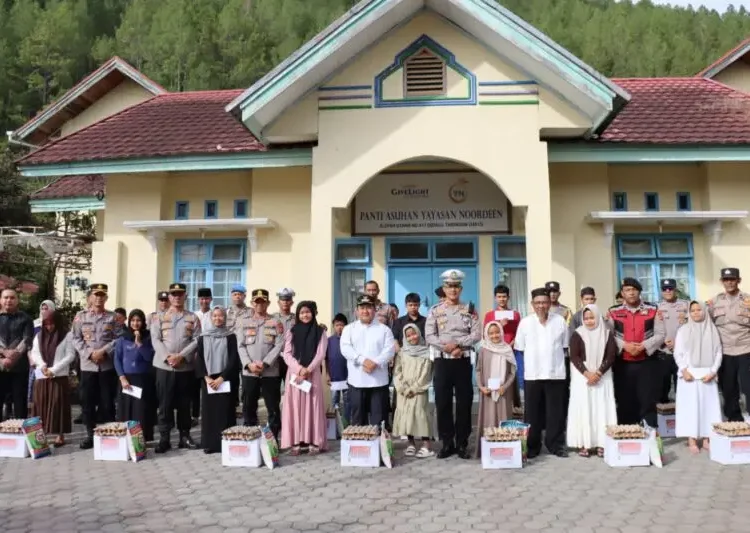 Polres Aceh Tengah Berikan Bantuan Sosial untuk Anak Yatim/Piatu di Panti Asuhan Yayasan Noordeen