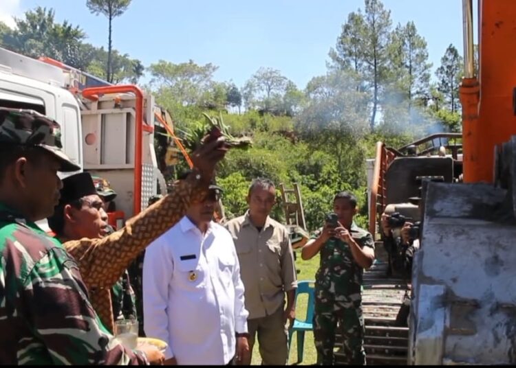 Percepat Pemerataan Kesejahteraan Masyarakat, Kodim 0106/Aceh Tengah Gelar TMMD di Kampung Kute Riem Linge