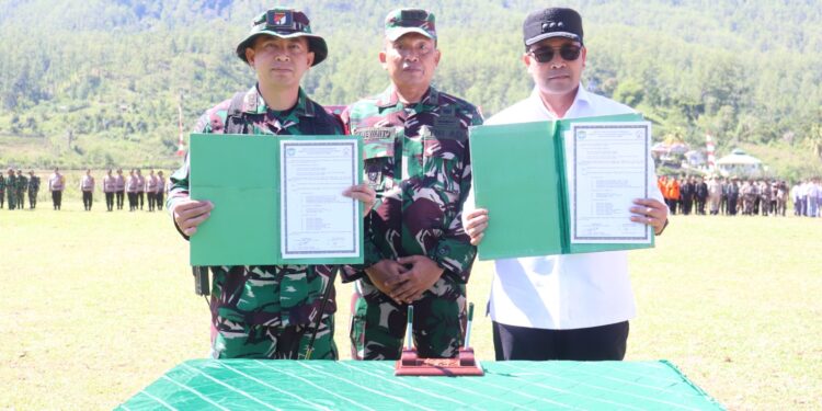 Bupati Haili Yoga : TMMD Wujudkan Desa Maju dan Sejahtera