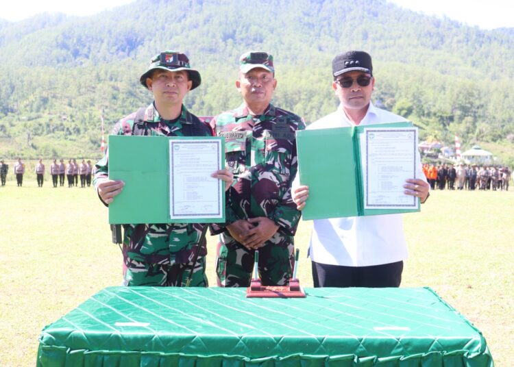 Bupati Haili Yoga : TMMD Wujudkan Desa Maju dan Sejahtera
