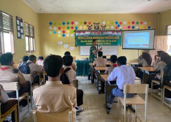 Satgas TMMD Kodim 0106/Aceh Tengah Bekali Siswa SMA Negeri 18 Tentang Wawasan Kebangsaan