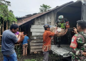 Rumahnya Direnovasi Anggota Kodim 0106/Aceh Tengah, Kasnawati Pindah ke Hunian Sementara
