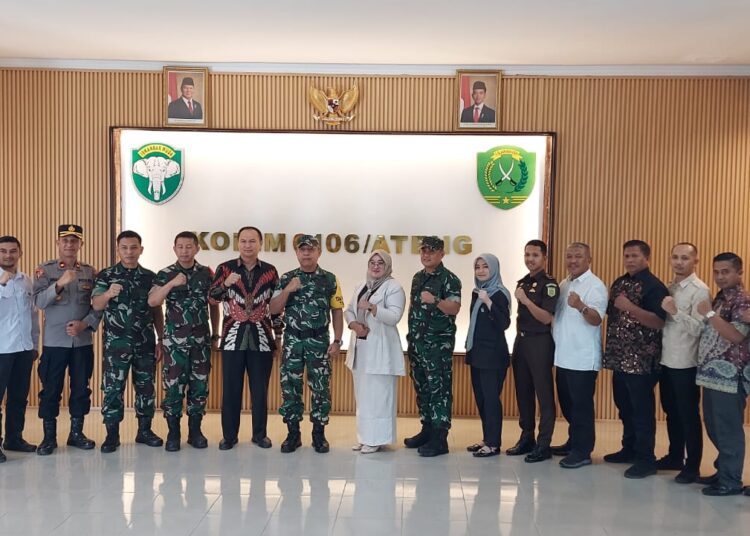 Dandim 0106/Aceh Tengah Sambut Kehadiran Tim Wasev Mabes TNI