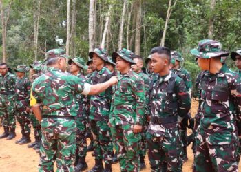 Tim Wasev TNI Kunjungi Lokasi Pelaksanaan TMMD ke-126 di Aceh Tengah