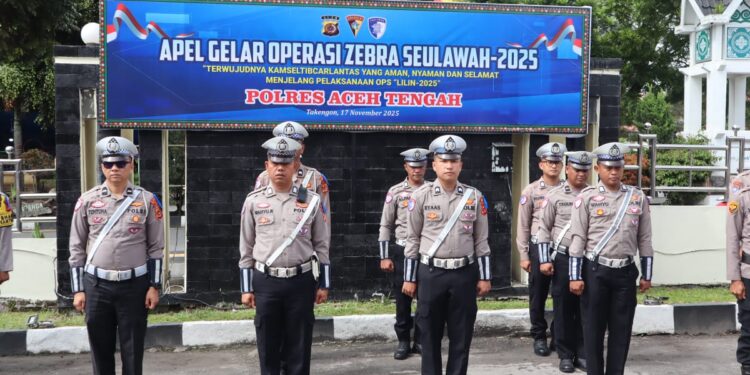 Polres Aceh Tengah Gelar Operasi Zebra Seulawah 2025