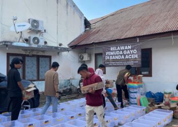 Relawan Gayo Banda Aceh Hadapi Kendala Distribusi Bantuan Akibat Keterbatasan Helikopter
