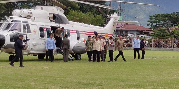 Presiden Prabowo Subianto Kunjungi Aceh Tengah, Tinjau Dampak Banjir dan Longsor