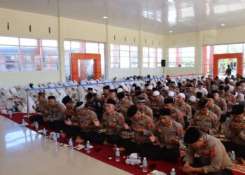 Polres Aceh Tengah Peringati Isra Mi’raj, Kapolres : Tingkatkan Kepedulian untuk Korban Bencana