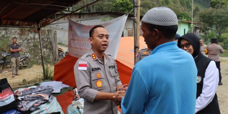 Tak Kenal Lelah, Kapolres Aceh Tengah Kembali Salurkan Bantuan untuk Korban Bencana