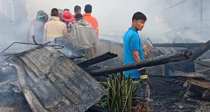 Setelah Didata Ulang, Lima Rumah Rusak Berat dalam Musibah Kebakaran di Kampung Bukit Kebayakan