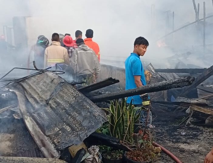 Setelah Didata Ulang, Lima Rumah Rusak Berat dalam Musibah Kebakaran di Kampung Bukit Kebayakan