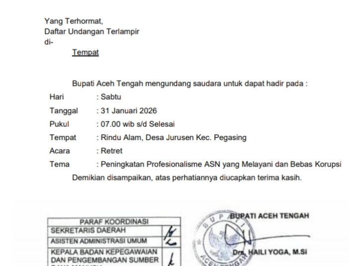 Bupati Haili Yoga Buat Kegiatan Retret Saat Masa Tanggap Darurat Bencana Masih Berlangsung