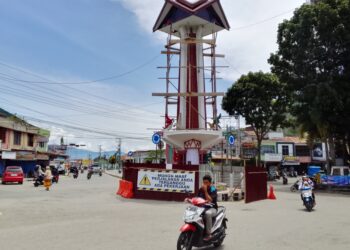 Bencana Jadi Alasan, Proyek Dana Promosi PT Bank Aceh untuk Renovasi Tugu dan Gapura di Aceh Tengah Mangkrak