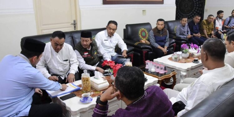 Tindak Lanjuti Arahan Dirut PT THL, Bupati Haili Yoga Percepat Permukiman Warga Terdampak Bencana