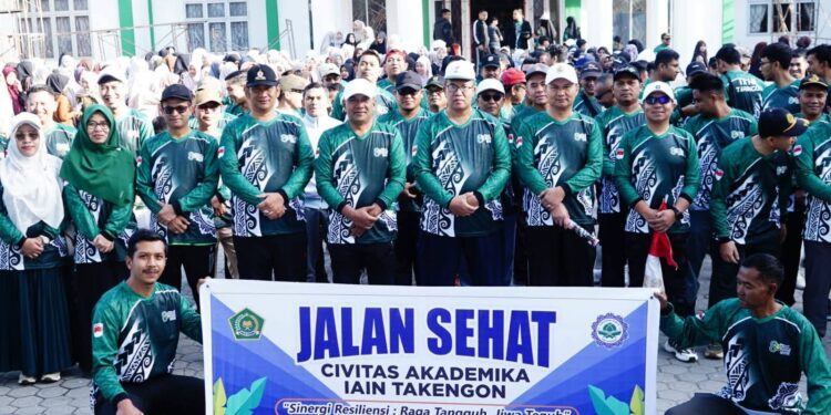 Jalan Santai Sehat dan Pengantaran Mahasiswa KKN 2026, IAIN Takengon Gaungkan Kepedulian Bagi Korban Kebakaran