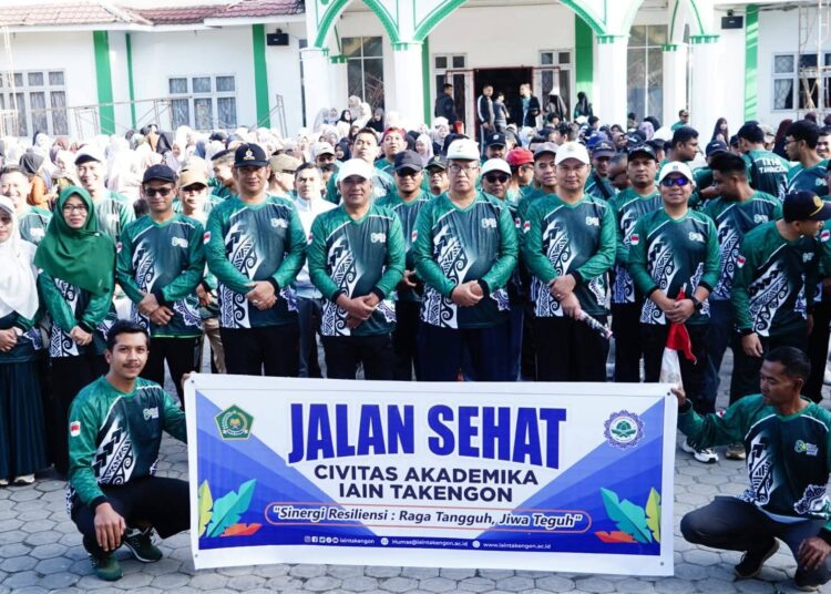 Jalan Santai Sehat dan Pengantaran Mahasiswa KKN 2026, IAIN Takengon Gaungkan Kepedulian Bagi Korban Kebakaran