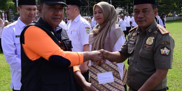 Wakil Bupati Muchsin Pimpin Apel Pengantar Tugas 14 Kepala Dinas, Tekankan Loyalitas dan Percepatan Tanggap Bencana