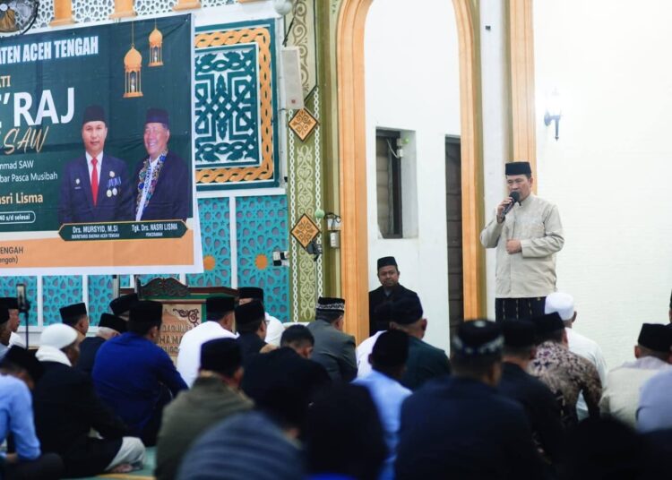 Peringati Isra Mi’raj 1447 H, Bupati Aceh Tengah Ajak Tingkatkan Kualitas Shalat dan Kesabaran Pascabencana