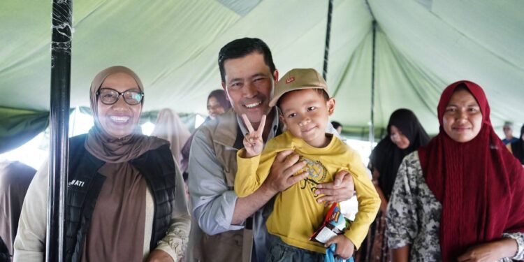 Trauma Healing di Tengah Bencana, Bupati Aceh Tengah Peluk Harapan Anak-Anak Penarun