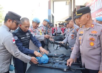 Pastikan Tidak Ada Penyalahgunaan, Kapolres Aceh Tengah Cek Inventaris Senpi Organik