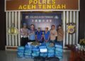 Satresnarkoba Polres Aceh Tengah Berhasil Gagalkan Peredaran 62 Kilogram Ganja, Dua Tersangka Diamankan