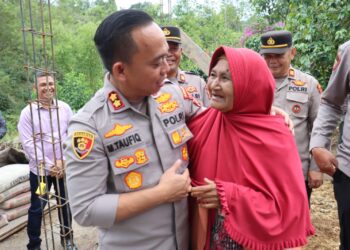 Mendapat Bantuan dari Polres Aceh Tengah, Nenek Maimunah Sumringah Akan Menempati Rumah Layak Huni