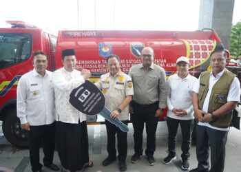 Mendagri Serahkan Mobil Damkar Multifungsi Fire Hawk FWS 4000 kepada Pemkab Aceh Tengah
