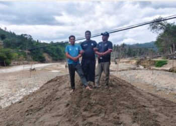 Aparat Kampung di Linge Tegaskan Alat Berat Digunakan untuk Normalisasi Aliran Sungai